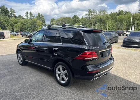 2016 Mercedes-Benz Gle 350 4Matic из США, поврежденный, VIN 4JGDA5HB7GA735706